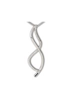 Collana Gemoro Donna Onde in Oro bianco Diamante 0.25 Ct PB1702BIA - PB1702BIA
